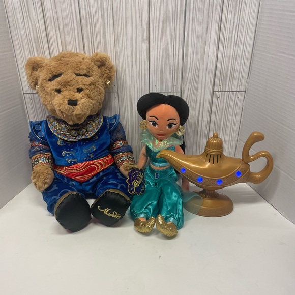 Disney Alladin Genie Jasmine Abu Lamp Lot Bundle - Picture 3 of 11